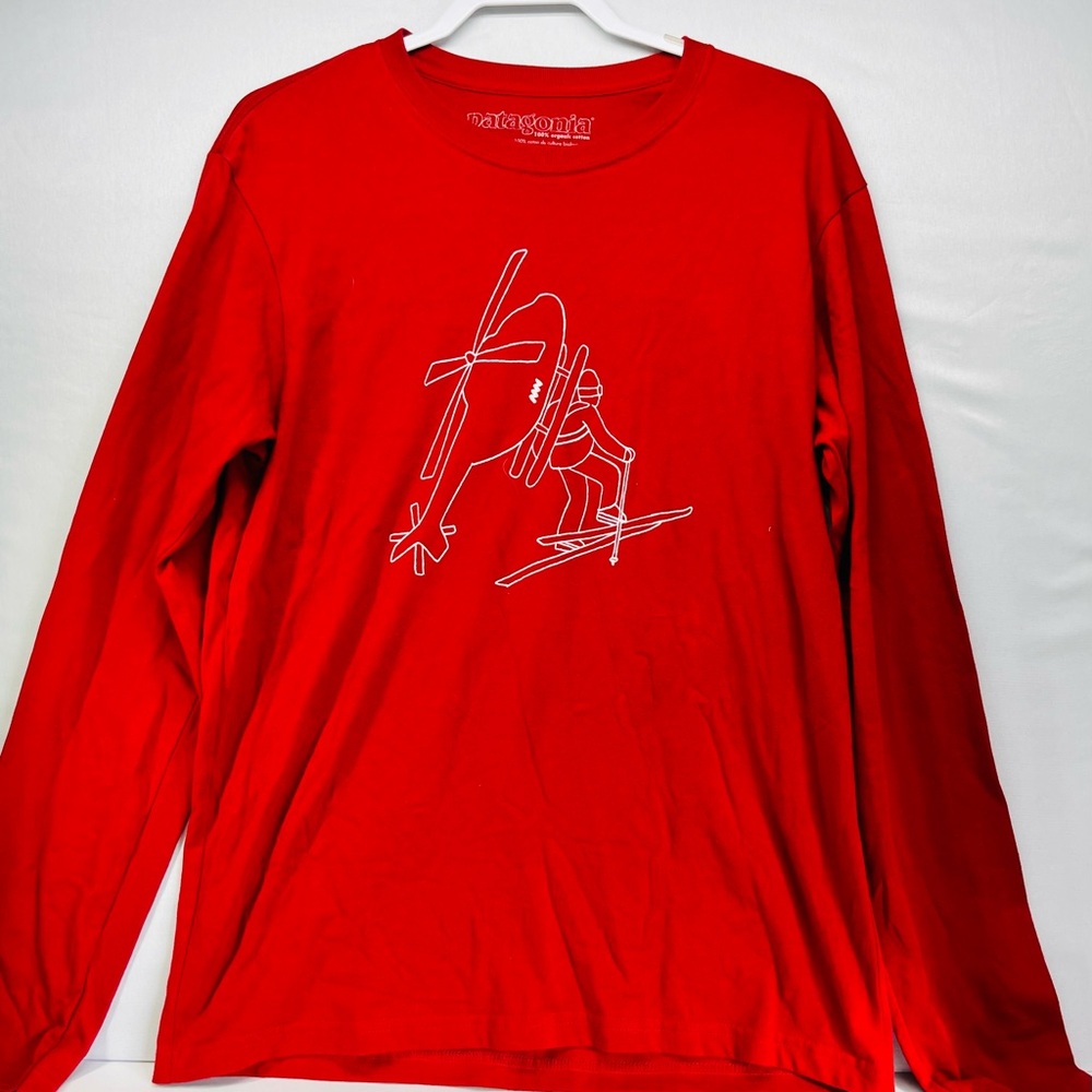 Patagonia‎ Red Organic Cotton Tee